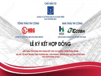 HBG Hòa Bình Group và Liên doanh Haseko-Ecoba ký kết hợp đồng thi công xây dựng